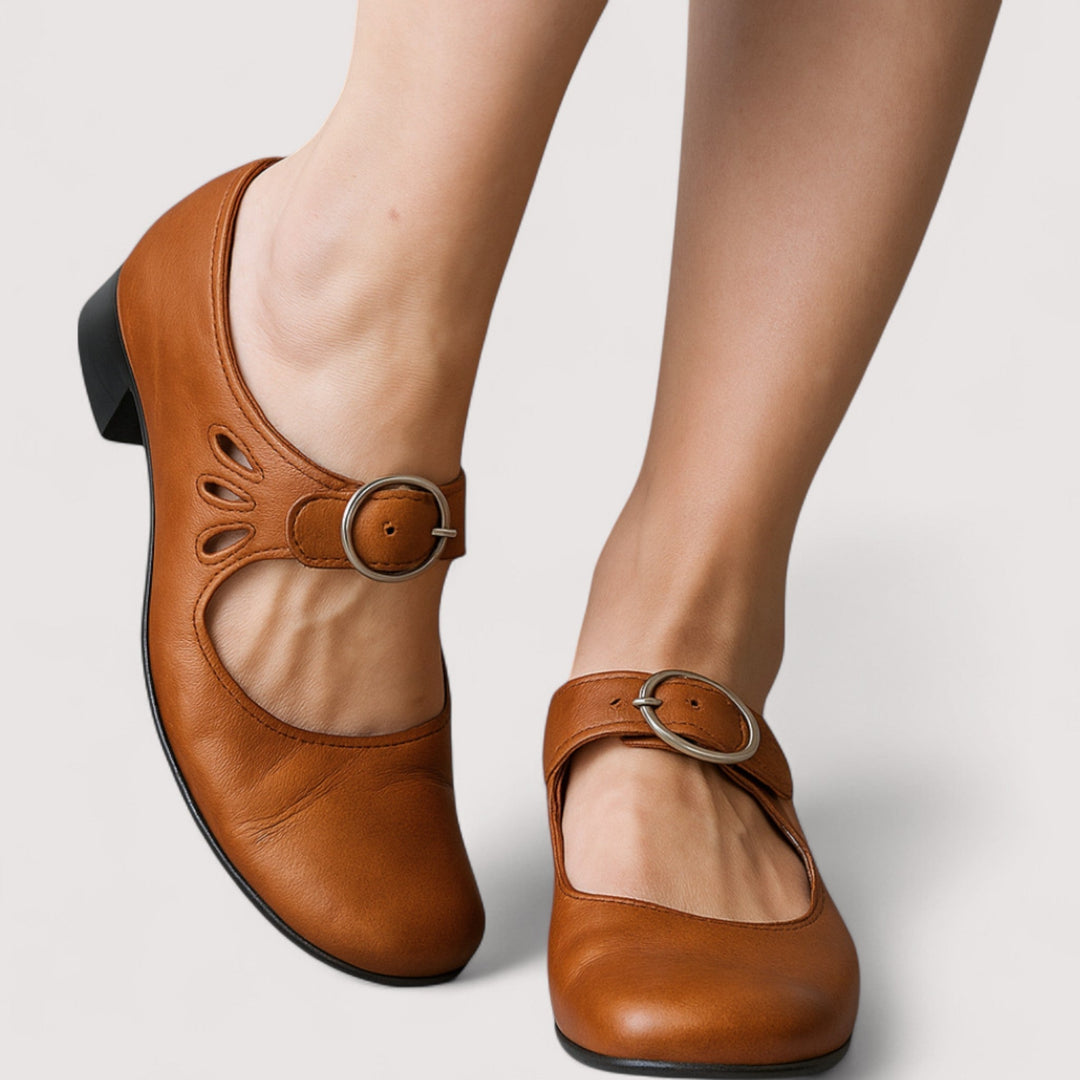 Clara - Escarpin Élégant en Cuir Synthétique