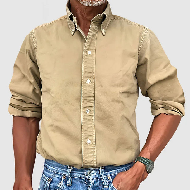 Lucas - Chemise classique pour homme à manches longues