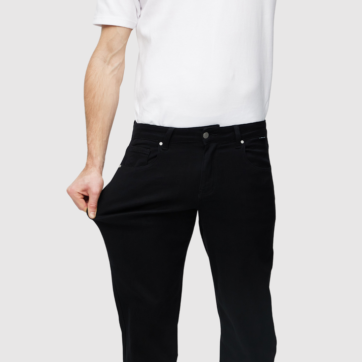 Bruno – Jeans noirs à coupe normale