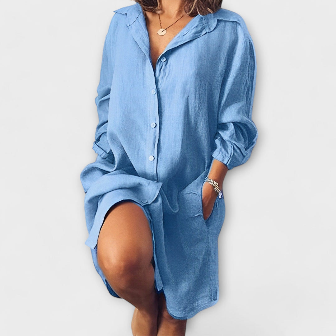 Clara - Blouse décontractée en lin