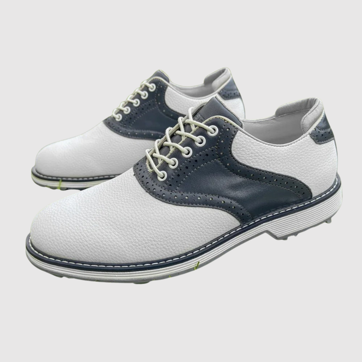Viktor – Chaussures de golf classiques en cuir avec une bonne adhérence