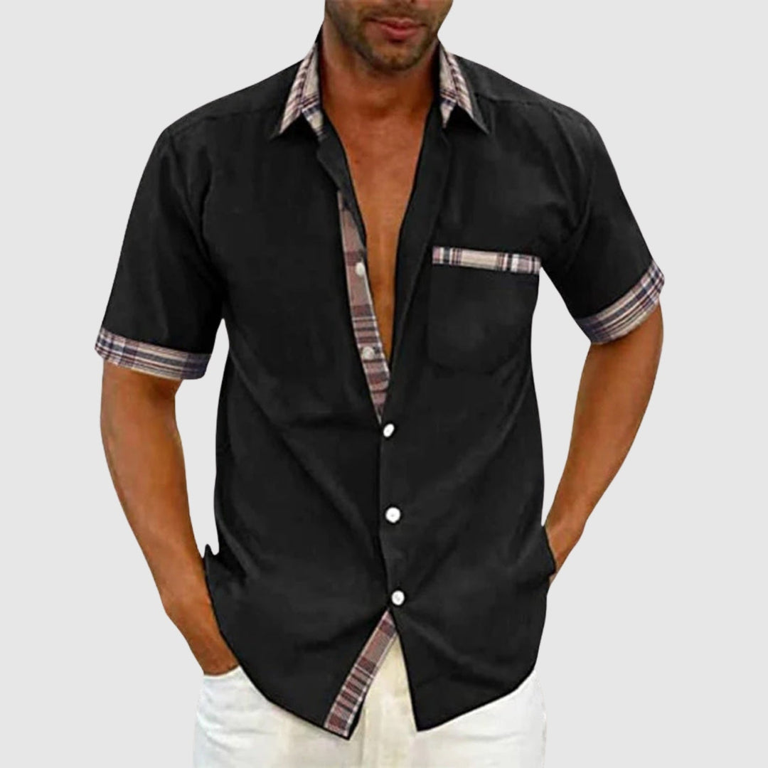 Lucas – Chemise décontractée à manches courtes