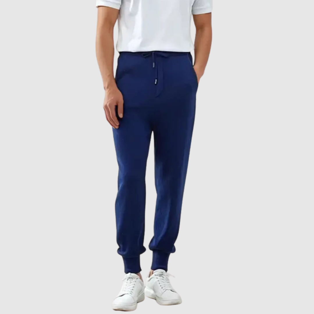 Mathis – Pantalons d'entraînement classiques en bleu