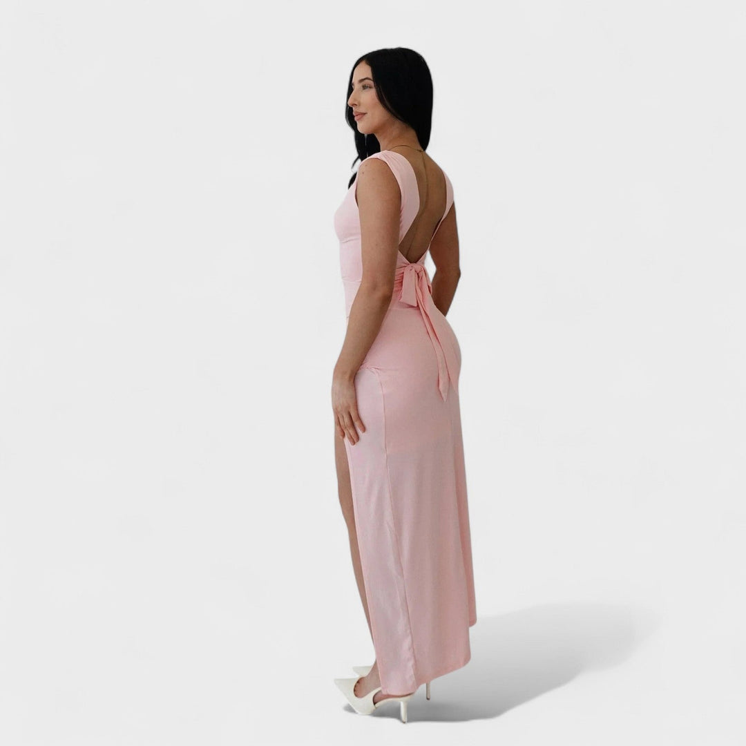 Sarela - Robe longue dos nu