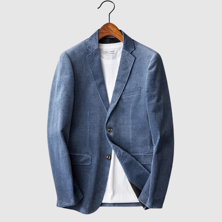 Šimon – Blazer Milano en daim structuré délicat