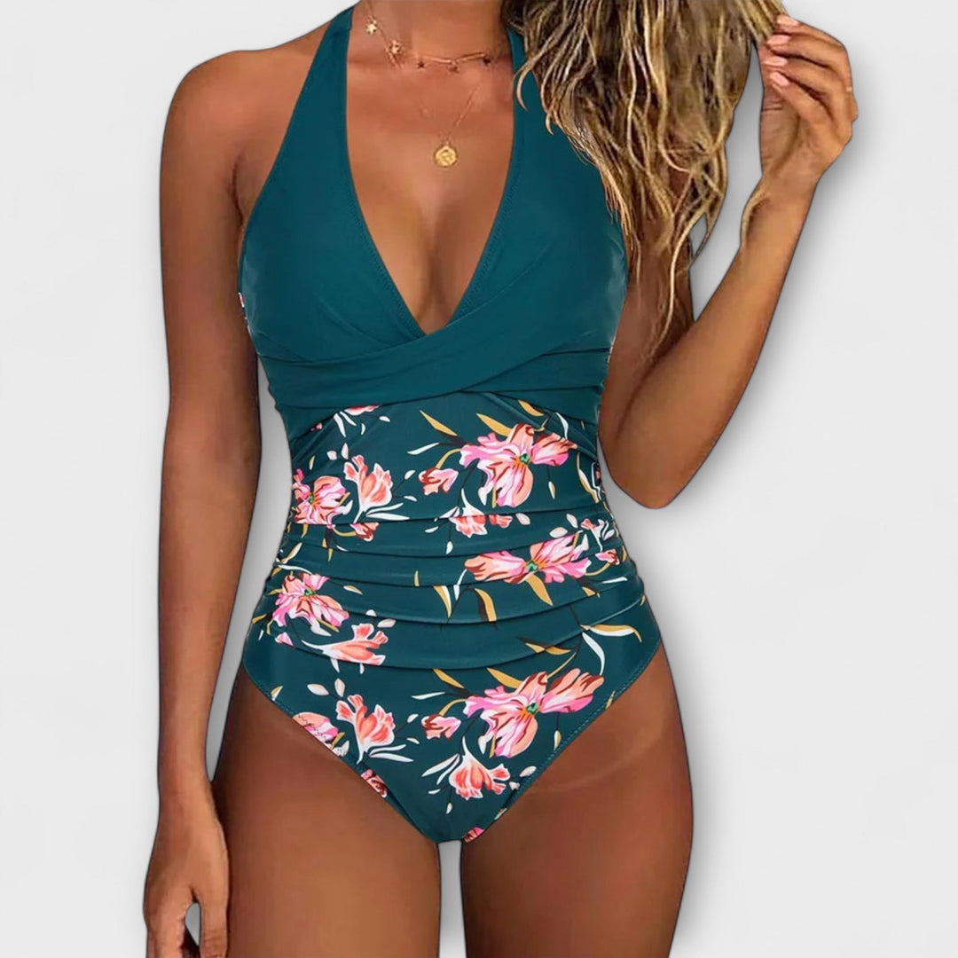 Amber - Maillot de bain féminin et élégant avec décolleté en V