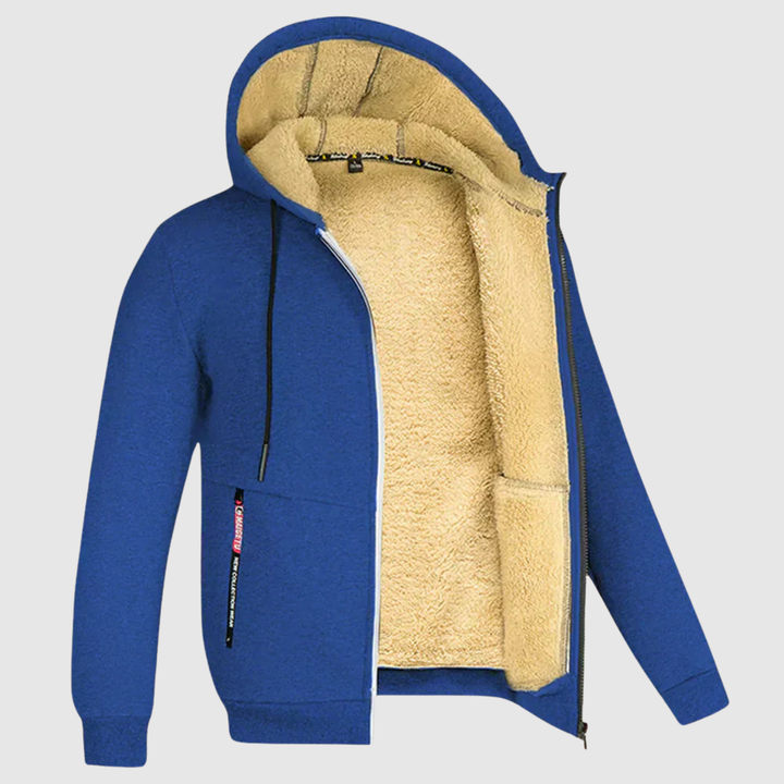 Marek - Sweat à capuche avec doublure en sherpa