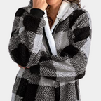 Camille - Sweat Long Capuche Tendance Confort Femme