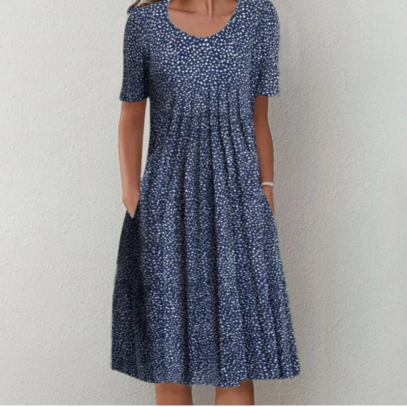 Marta - Robe Midi à Couches