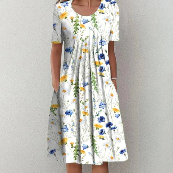 Marta - Robe Midi à Couches