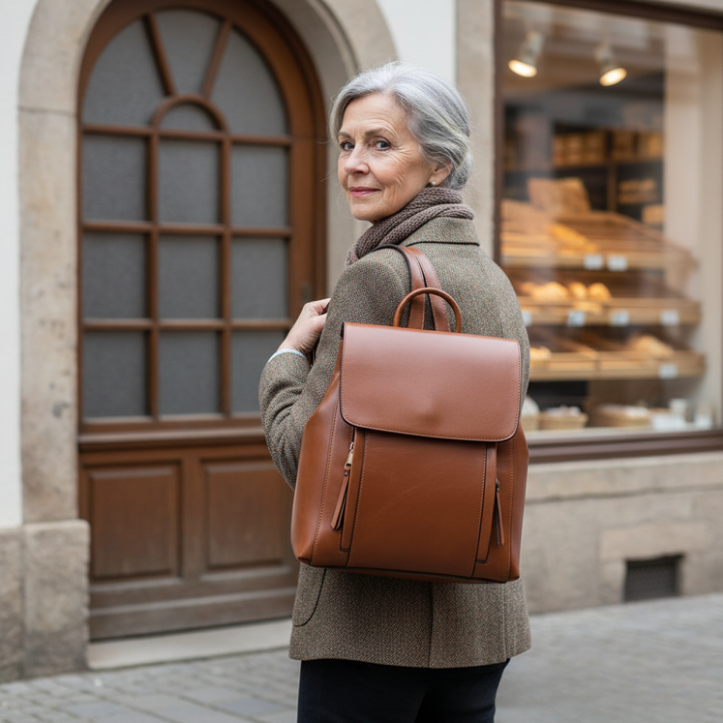 Sac à dos en cuir Theo