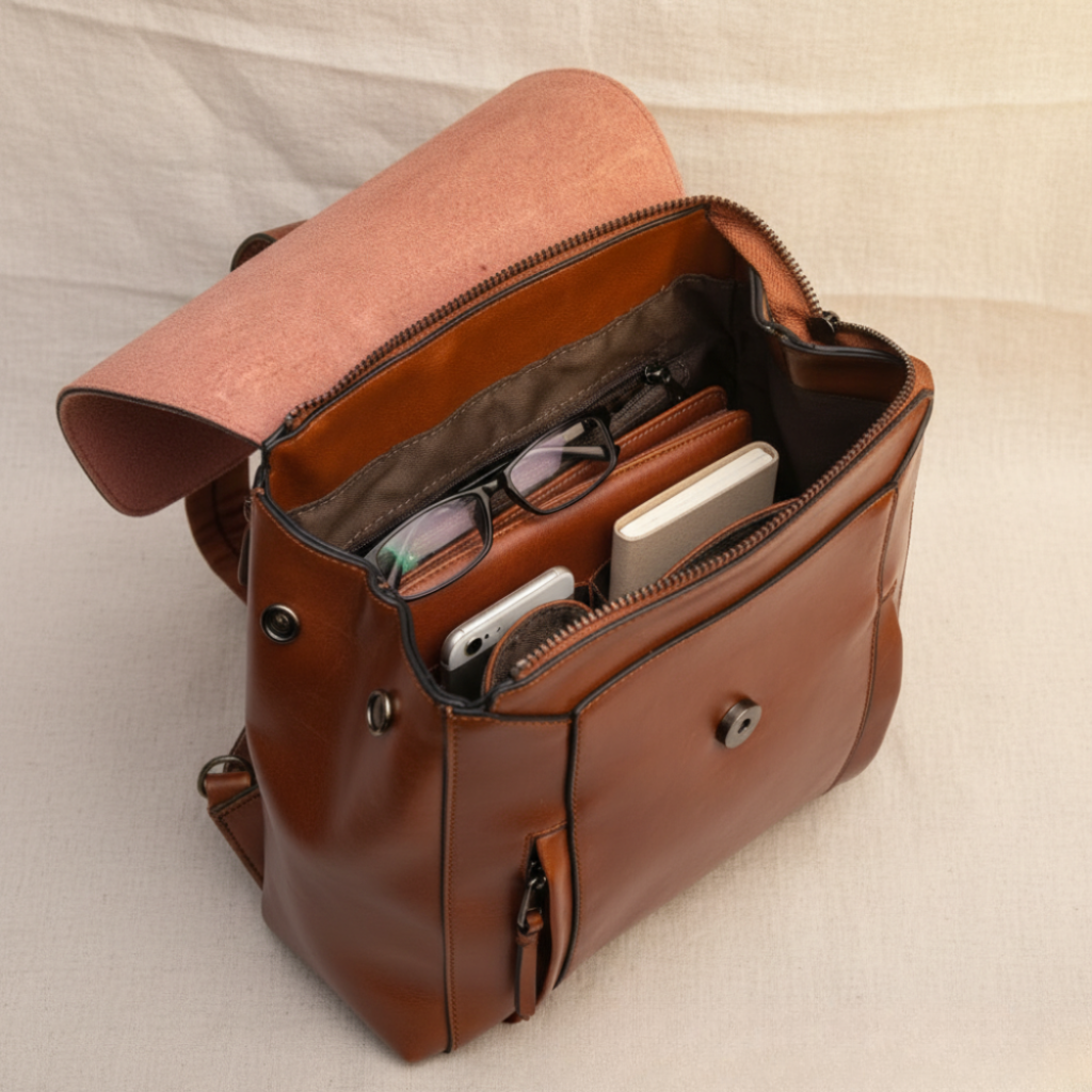 Sac à dos en cuir Theo