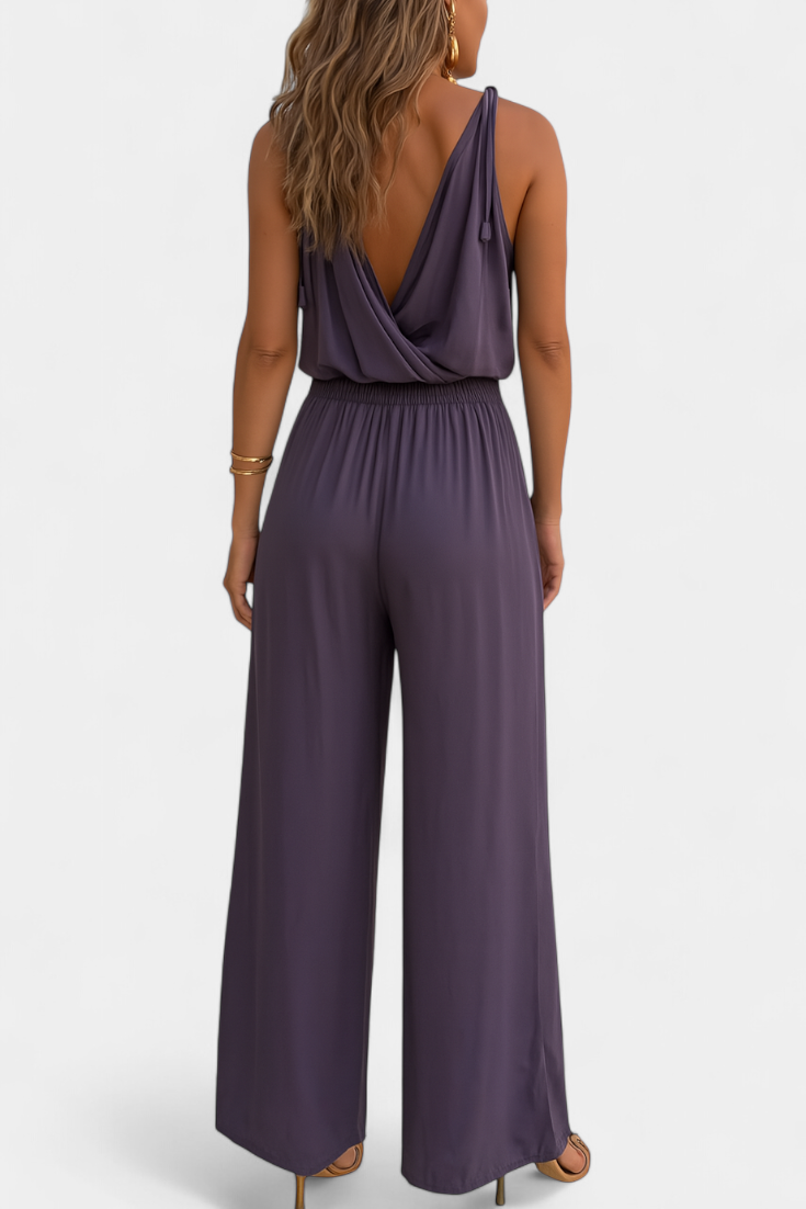 Lorena - Robe Mono Détails Dorés
