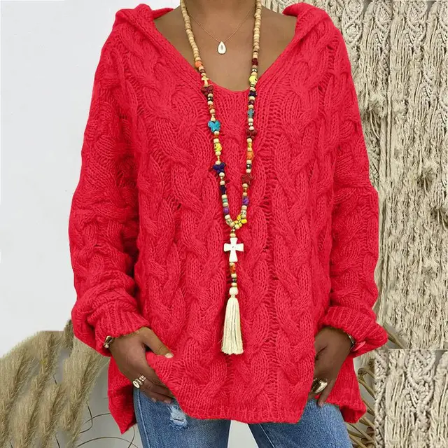 Odile - Pull doux col roulé femme