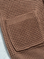 Noël - Gilet En Maille Gaufrée Homme