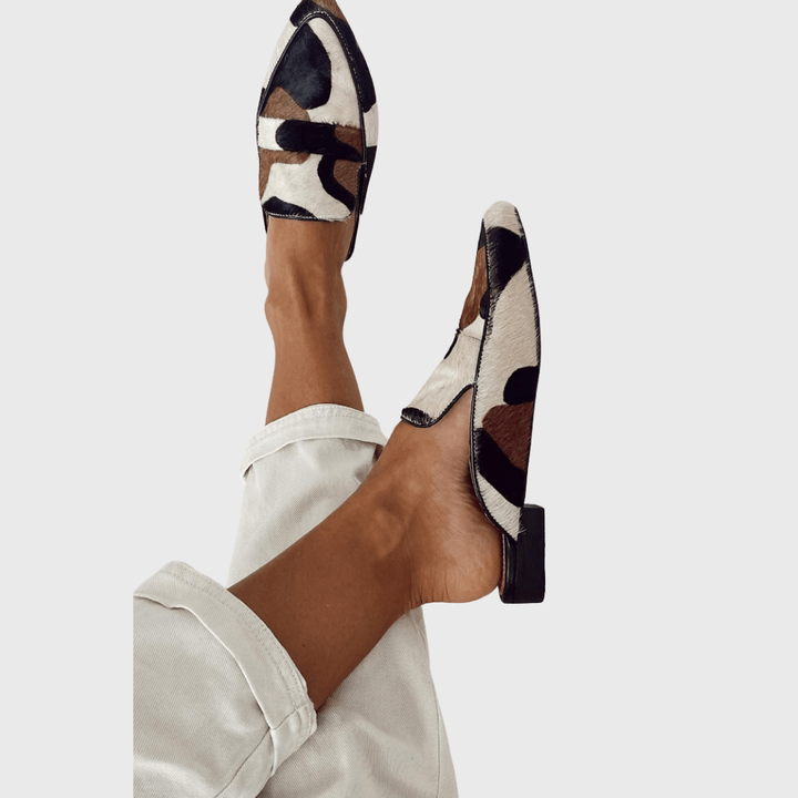 Liselotte - Mocassins à motif vache