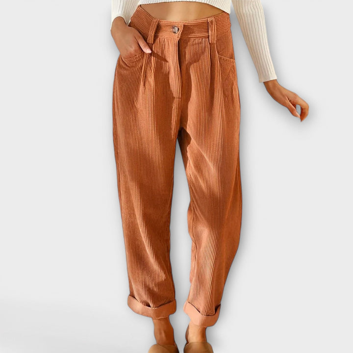 Jana - Pantalons en velours modernes