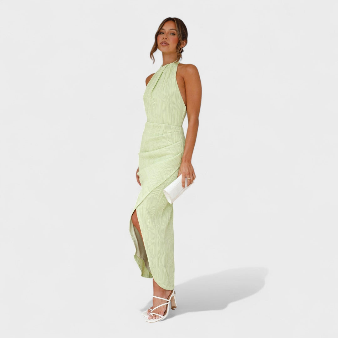 Camila - Robe longue avec des plis