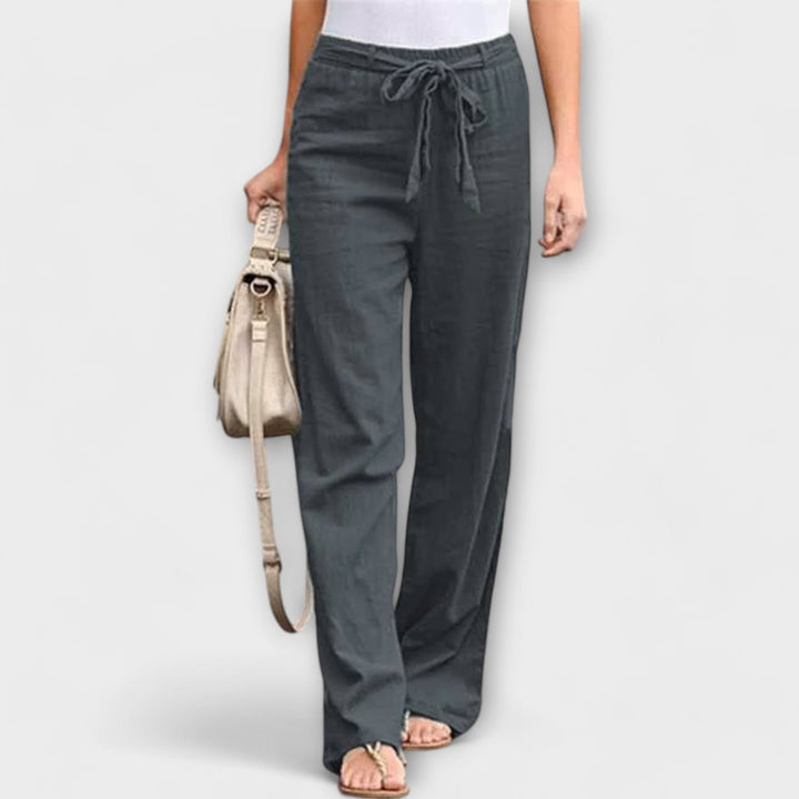Lorena - Pantalons en lin légers