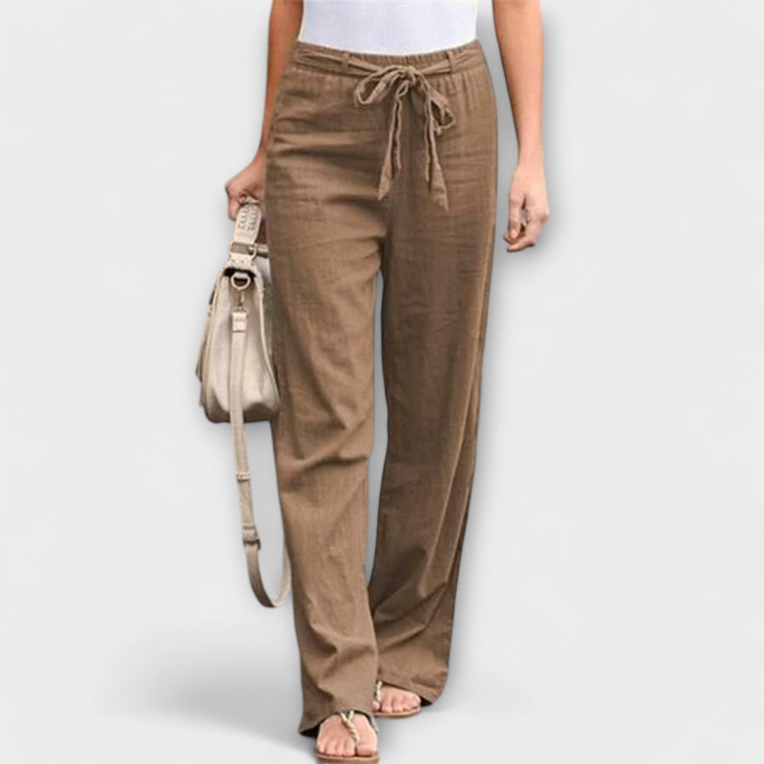 Lorena - Pantalons en lin légers