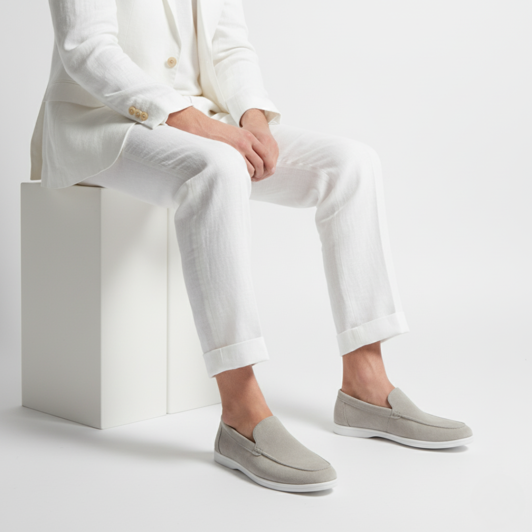 Adrien - Mocassins À Semelle Contrastante Homme