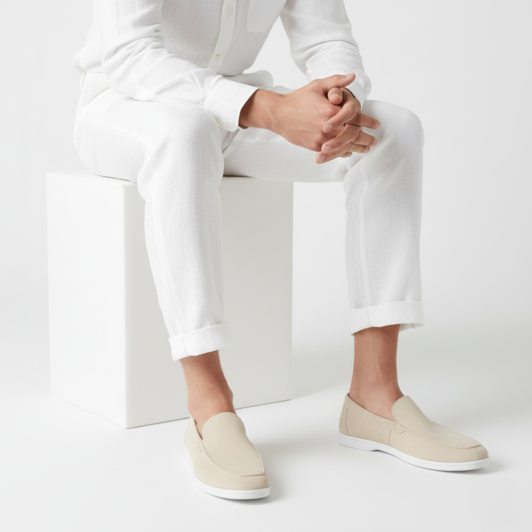 Adrien - Mocassins À Semelle Contrastante Homme
