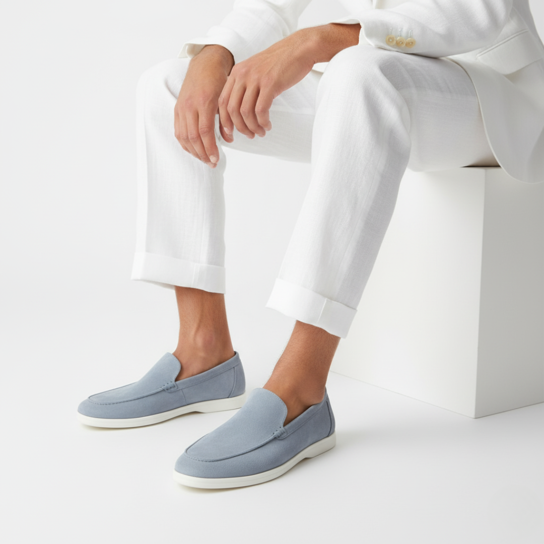 Adrien - Mocassins À Semelle Contrastante Homme