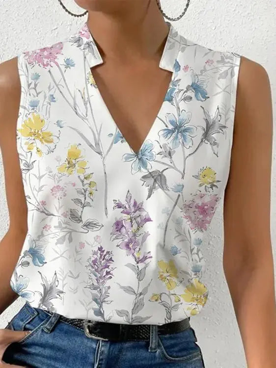 Salete - Top doux avec décolleté en V
