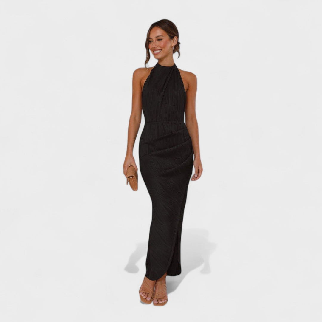 Camila - Robe longue avec des plis