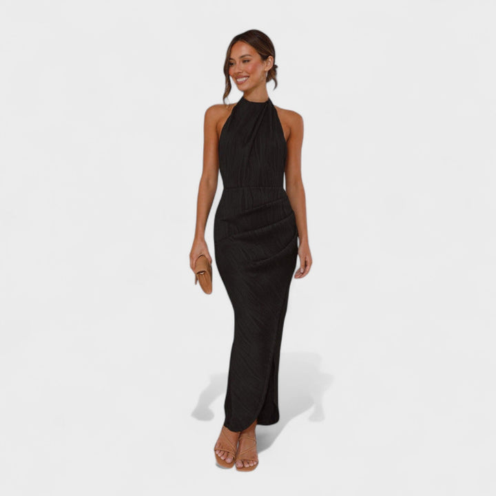 Camila - Robe longue avec des plis