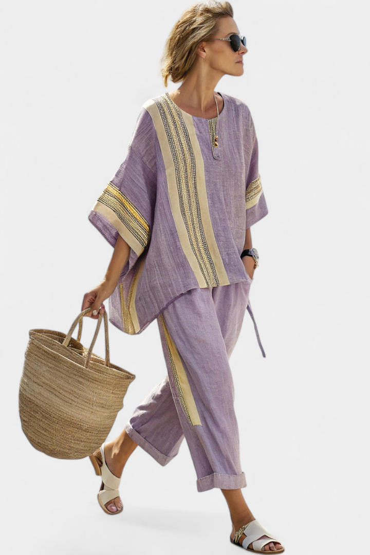 Lorena - Ensemble Boho Lin et Bambou
