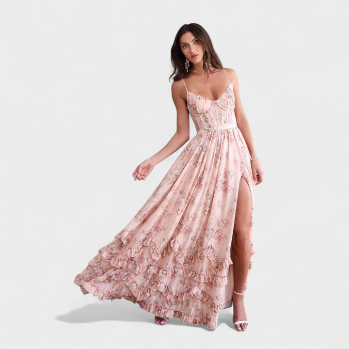 Florência - Robe longue bohème fente