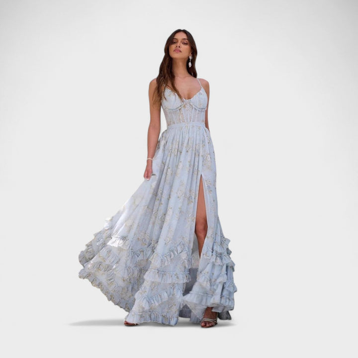Florência - Robe longue bohème fente