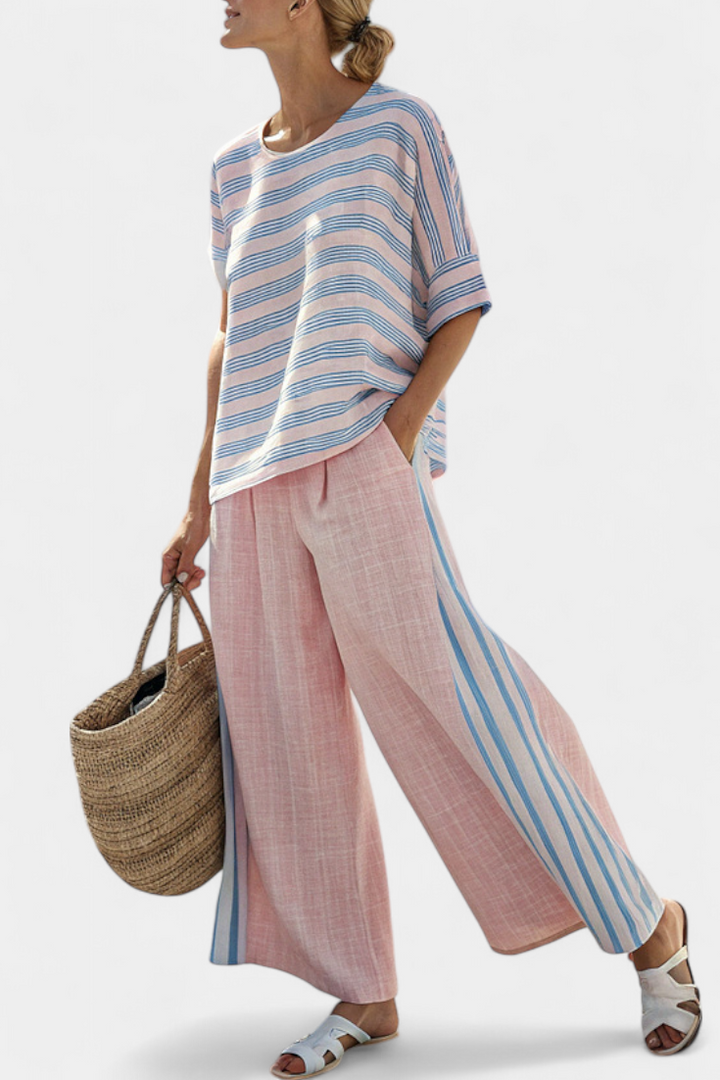Cecília - Ensemble En Lin Bambu Rose