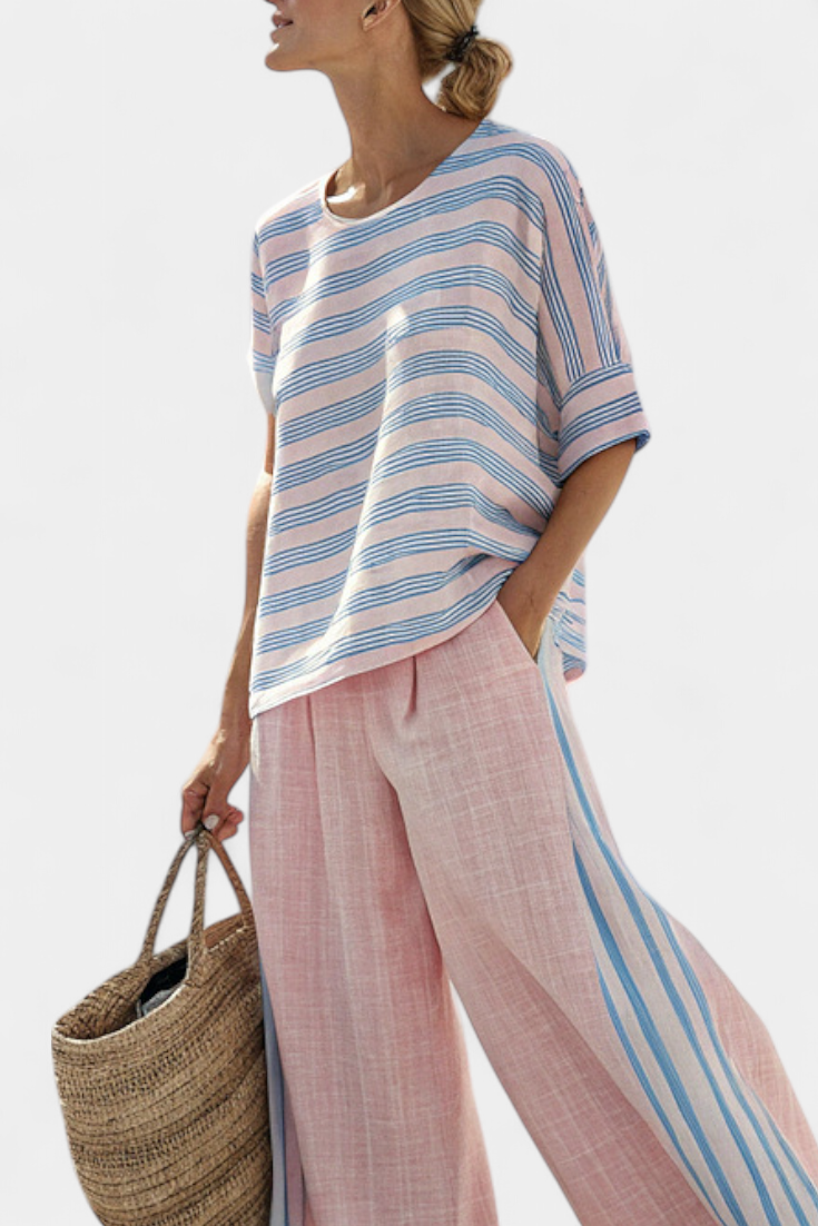 Cecília - Ensemble En Lin Bambu Rose