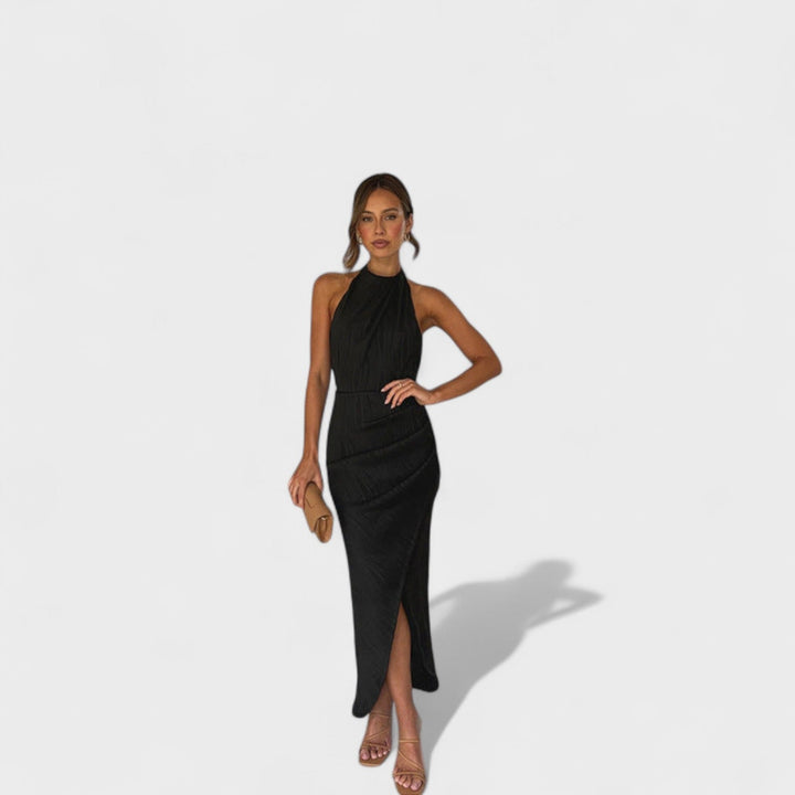 Camila - Robe longue avec des plis