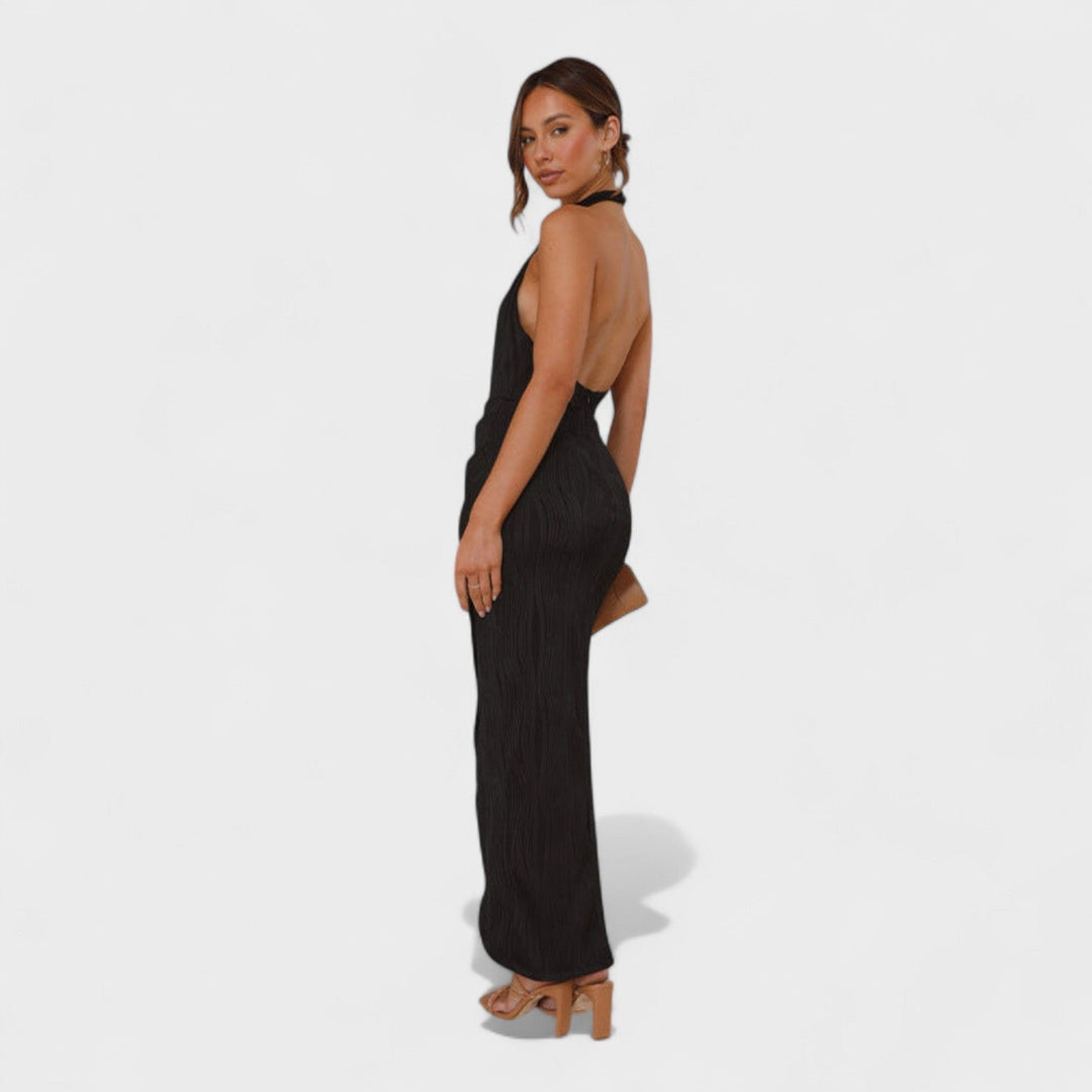 Camila - Robe longue avec des plis