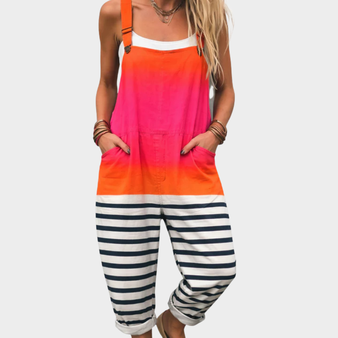 Salopette imprimée confortable