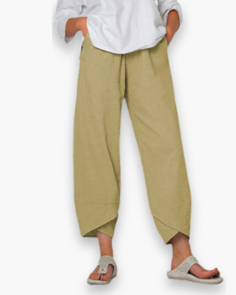 Victoire - Pantalon Élégant Fuselé Léger Femme