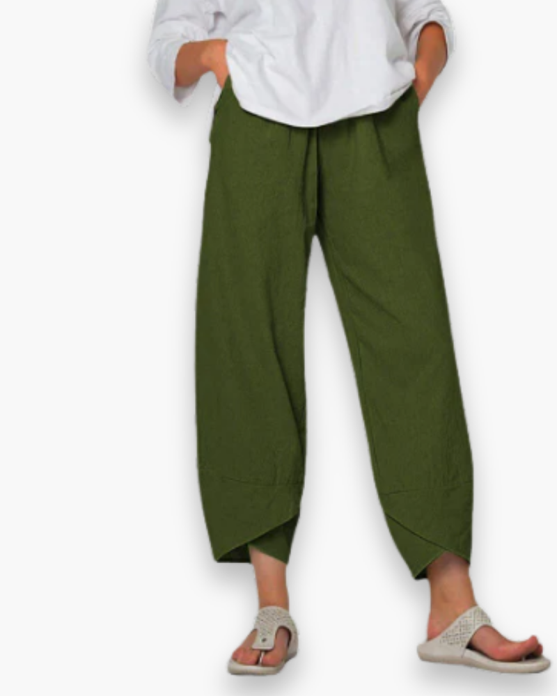 Victoire - Pantalon Élégant Fuselé Léger Femme