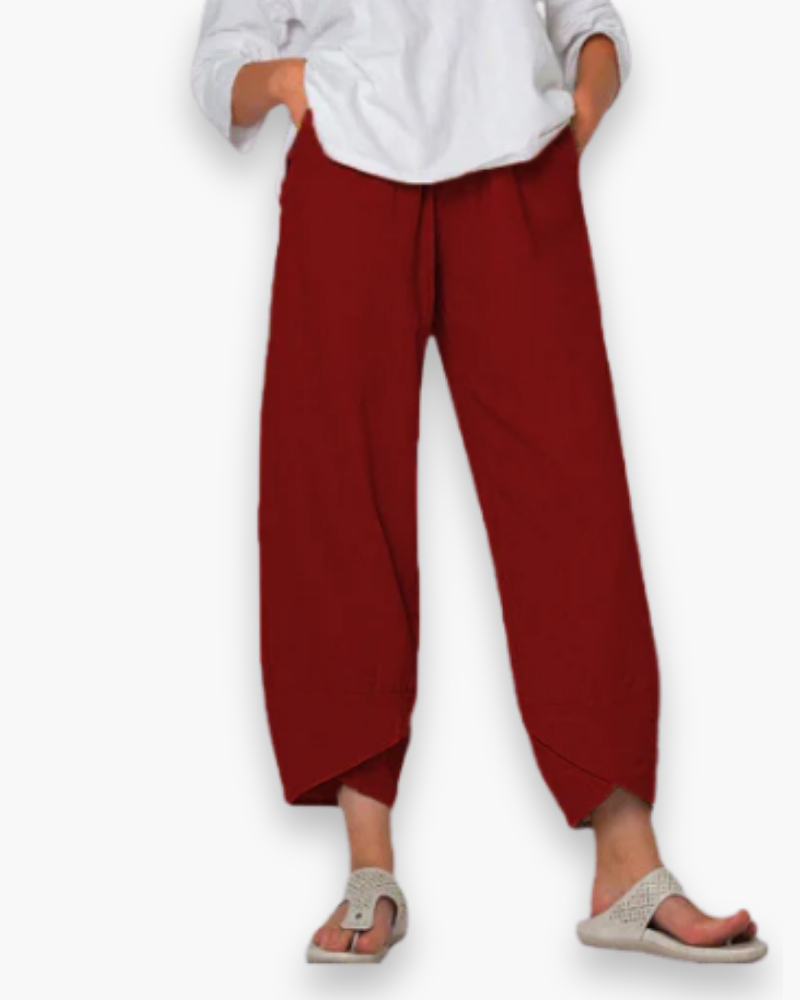 Victoire - Pantalon Élégant Fuselé Léger Femme