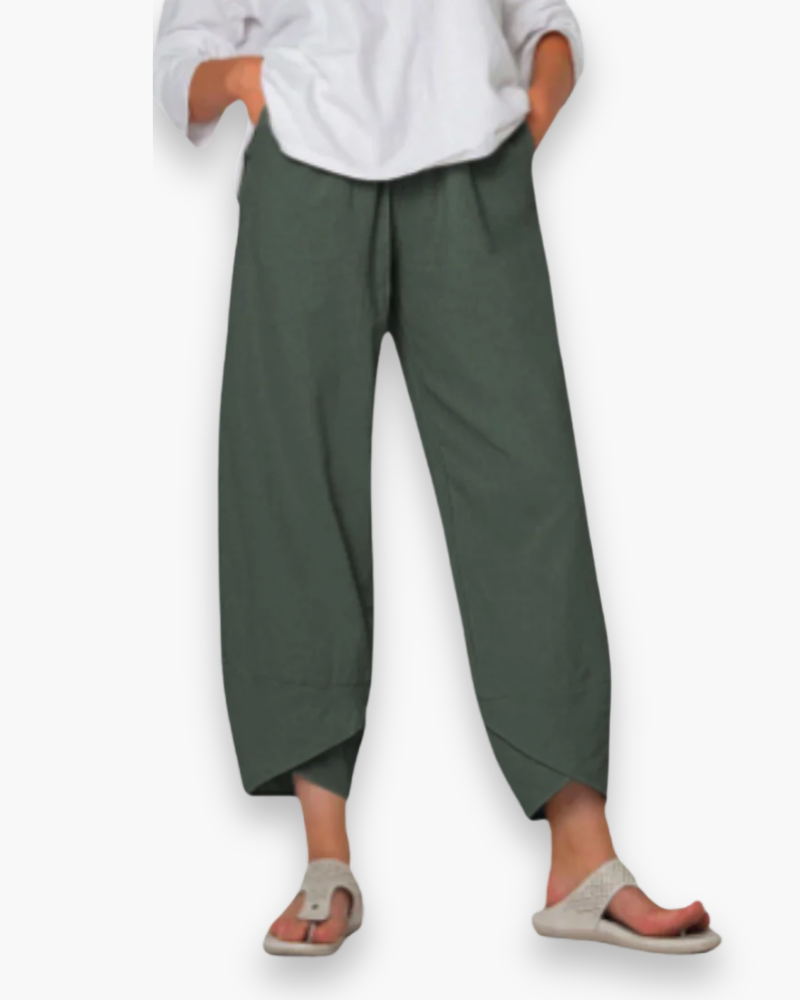 Victoire - Pantalon Élégant Fuselé Léger Femme