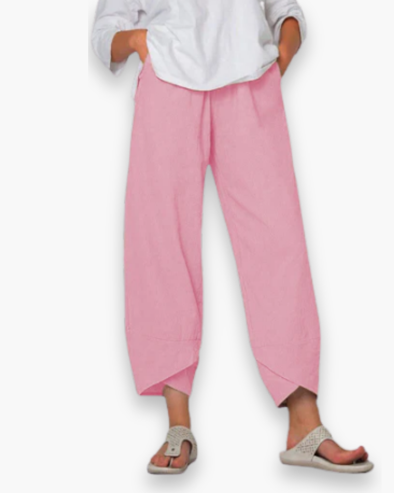 Victoire - Pantalon Élégant Fuselé Léger Femme