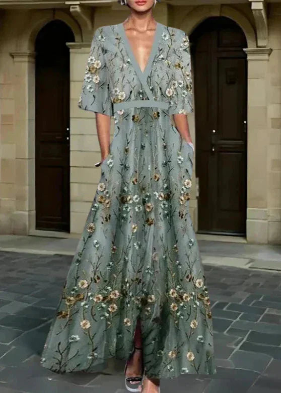 Rute - Robe maxi florale élégante