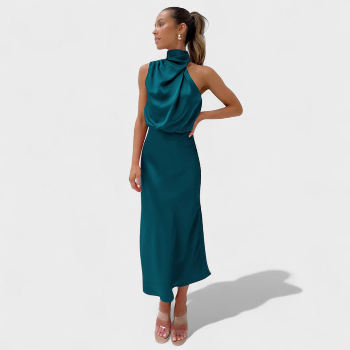 Alba - Robe Satin Élégance