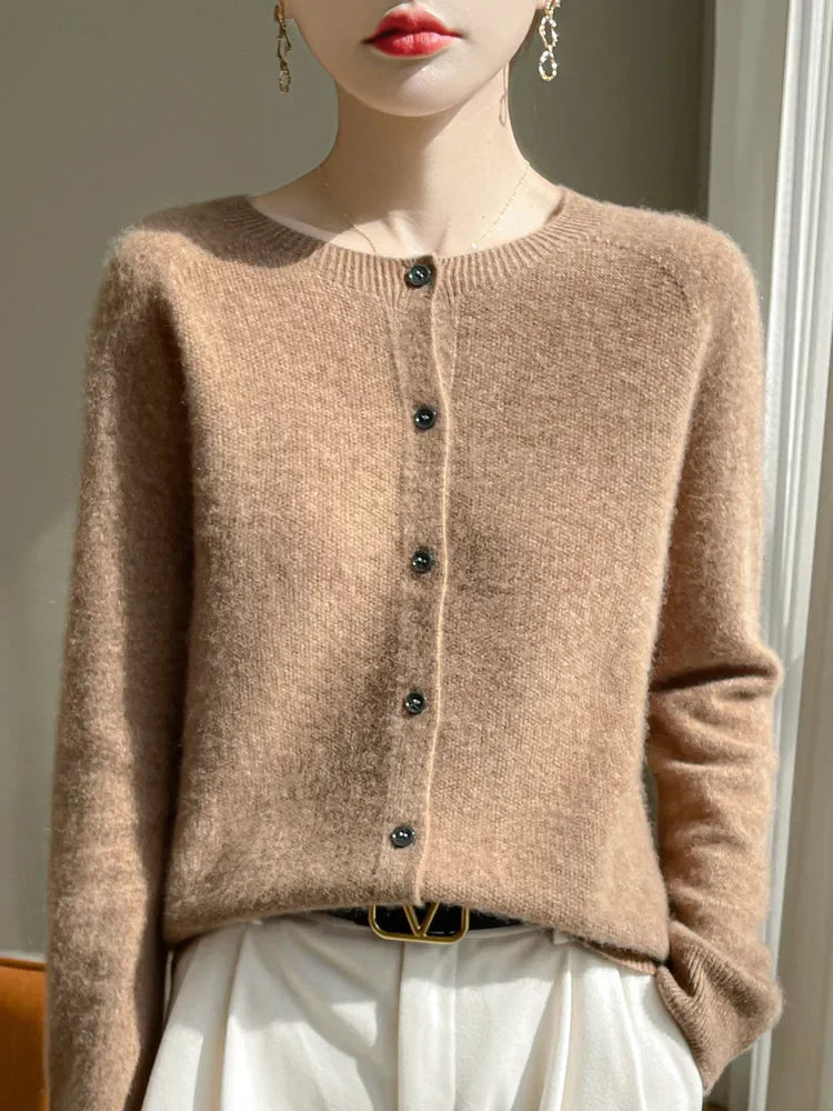Manon - Gilet Boutonné Élégant Et Polyvalent Femme