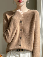 Manon - Gilet Boutonné Élégant Et Polyvalent Femme