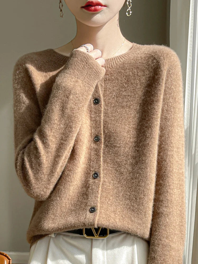 Manon - Gilet Boutonné Élégant Et Polyvalent Femme