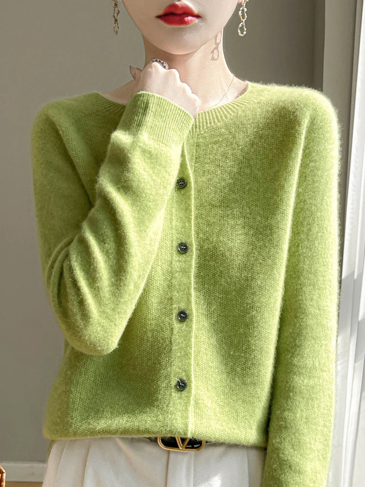 Manon - Gilet Boutonné Élégant Et Polyvalent Femme