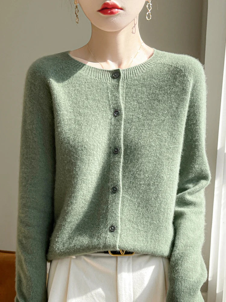 Manon - Gilet Boutonné Élégant Et Polyvalent Femme